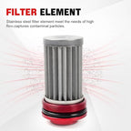 BARTOO 100 Micron Inline Fuel Filter - Image 3
