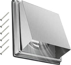 Upgraded 4" Stainless Steel 304 Dryer Vent Cover Outdoor by QWENETO