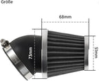 Evermotor Motorcycle Air Filter, 48mm 49mm 50mm Carb Filter - Image 7