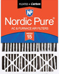 Nordic Pure 20x25x5 Honeywell Replacement Air Filters MERV 15 Plus Carbon 1 Pack by NordicPure