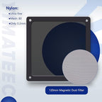 Dust Filter PC 120mm for Computer Cooler/PSU/Routers Nylon 80 Mesh, Magnetic - Image 3
