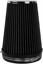 6" Inlet Cold Air Intake Filter Cone Replacement Performance Washable Clamp-On by MUGERACING