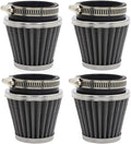 4x 54MM Air POD Filters For Kawasaki KZ KZ750 KZ1000 KZ1100 GPZ750 ZX900 Suzuki by JIK