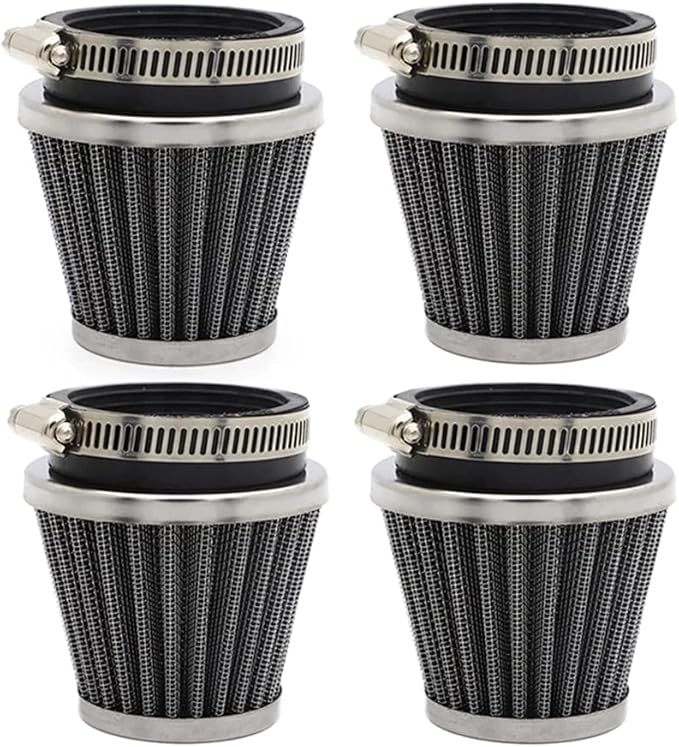 4x 54MM Air POD Filters For Kawasaki KZ KZ750 KZ1000 KZ1100 GPZ750 ZX900 Suzuki by JIK