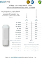 ScaleSlayer 10in Slim Line Drop In, High Capacity Water Filter Replacement - Image 9