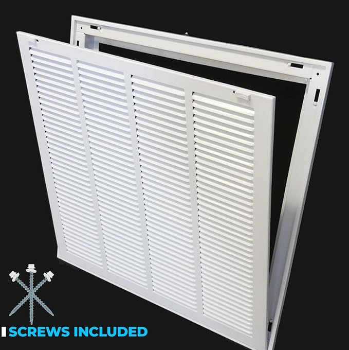 12" X 20" Steel Return Air Filter Grille - Image 3
