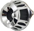 Air Cleaner Harley Filter Motorcycle Intake CNC Cut Kit Chrome by Unknown