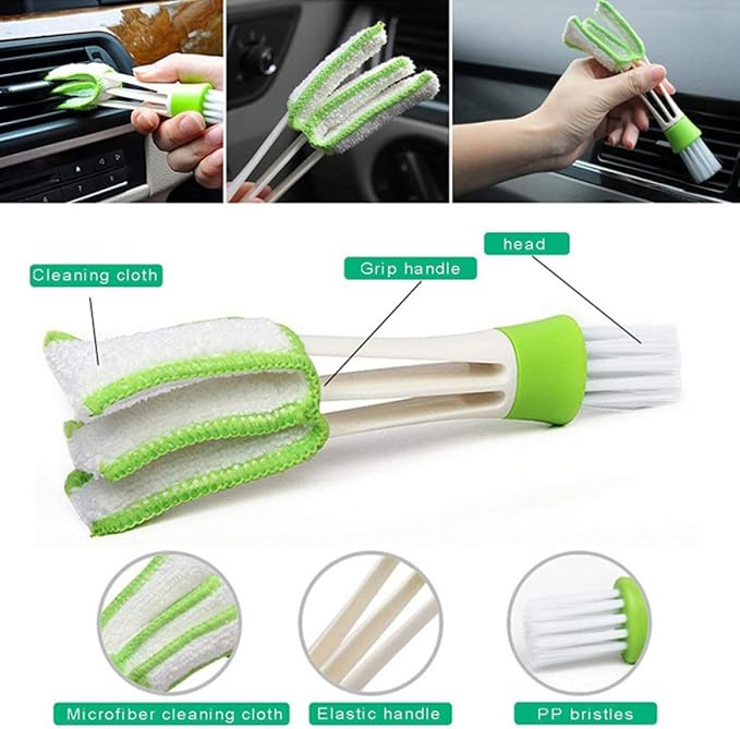 Window Groove Cleaning Brush Set 8pcs Scrubber - Image 4