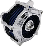 Harley Air Cleaner Turbine Intake Chrome Filter Kit Cnc Cut - Image 4