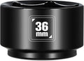 BLACKROBOT 36mm Low Profile Oil Filter Socket, 3/8" Drive 6-Point Oil Filter by BLACKROBOT
