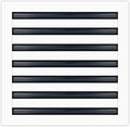 BUILDMART - 14x14 Modern AC Vent Cover - Decorative White Aluminum Air Vent - by TexasBuildmart