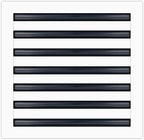 BUILDMART - 14x14 Modern AC Vent Cover - Decorative White Aluminum Air Vent - by TexasBuildmart