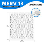 16x25x1 Furnace Air Filters, MPR 1900 & FPR 10, MERV 13 Pleated Air Filter - Image 3