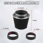 RYANSTAR Universal Clamp-on Air Intake Filter, 3 In /3.5 In /4 In Three - Image 7