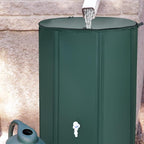 Goplus 100 Gallon Collapsible Rain Barrel, Portable Rain Barrels to Collect - Image 9
