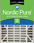 Nordic Pure 20x25x5 Air Bear AC Filter Replacement MERV 13 Plus Carbon 1 Pack by NordicPure
