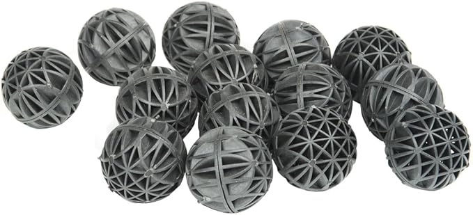 CNZ® 50pcs Black Aquarium Fish Tank Filter Bio-Balls Filtration Media - Image 2