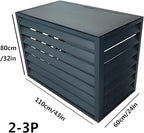 Freestanding Louvered Space Divider, outdoor garbage can enclosures, balcony - Image 2