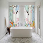 Easter Window Curtains 72 Inch Long 2 Panel Set, Rod Pocket Long Curtains & - Image 5