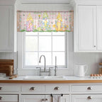 Happy Easter Sheer Valances for Windows 54"x18", Light Filtering Kitchen - Image 3