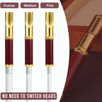 Reusable Washable Cigarette Filter Handcrafted Wood Metal Smoking Cigarette - Image 2