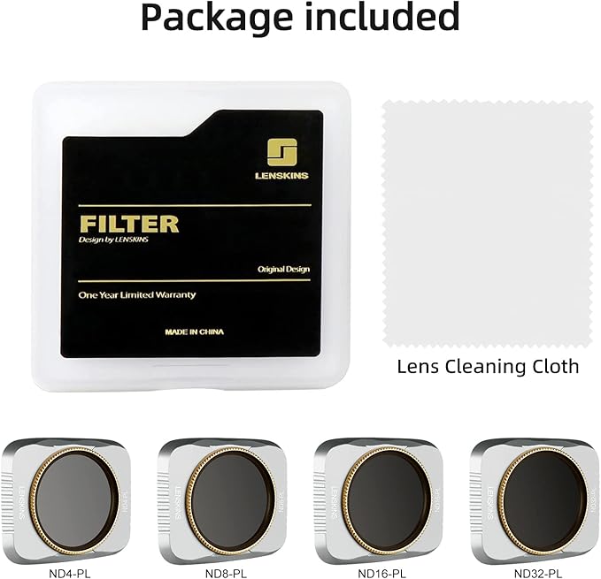4-Pack ND/CPL Filters Set for DJI Air 2S Drone, ND32/CPL Filters Compatible - Image 8