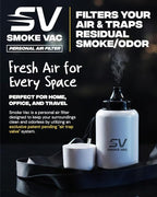 SmokeVac Handheld Personal Air Filter - Image 2