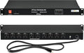 10 NEMA 5-15R Outlet Surge Protector PDU, 120V 15A 3600J 10KA, 1U Rack Mount by ThePoEstore