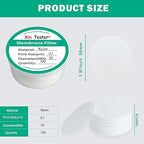 50 Nylon disc Membrane Filters Filter Pieces Nylon Disc Membrane Filters mm - Image 5