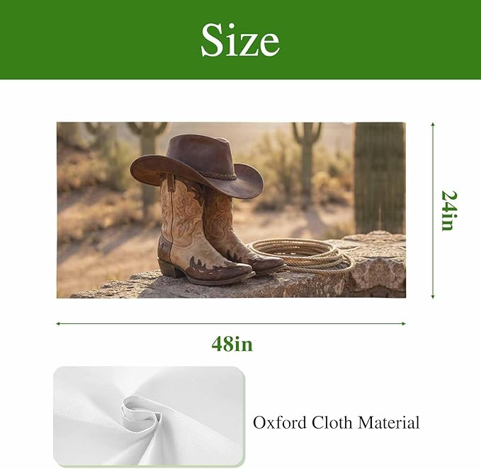 2 Pack Fluorescent Light Cover, Cowboy Western Light Covers - Image 9