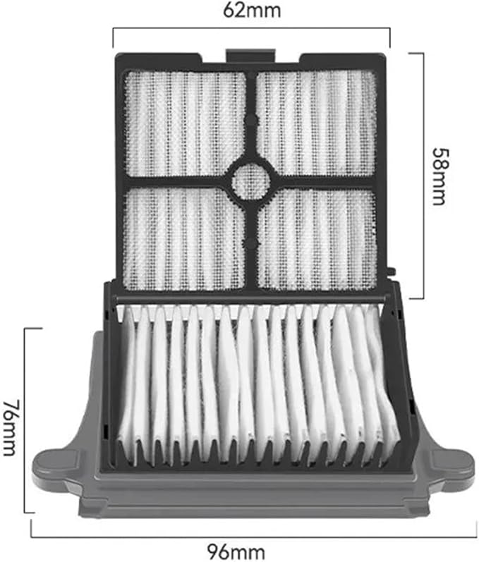 Wet and Dry Vacuum Cleaner Roller Brushes & Filters, Compatible - Image 4