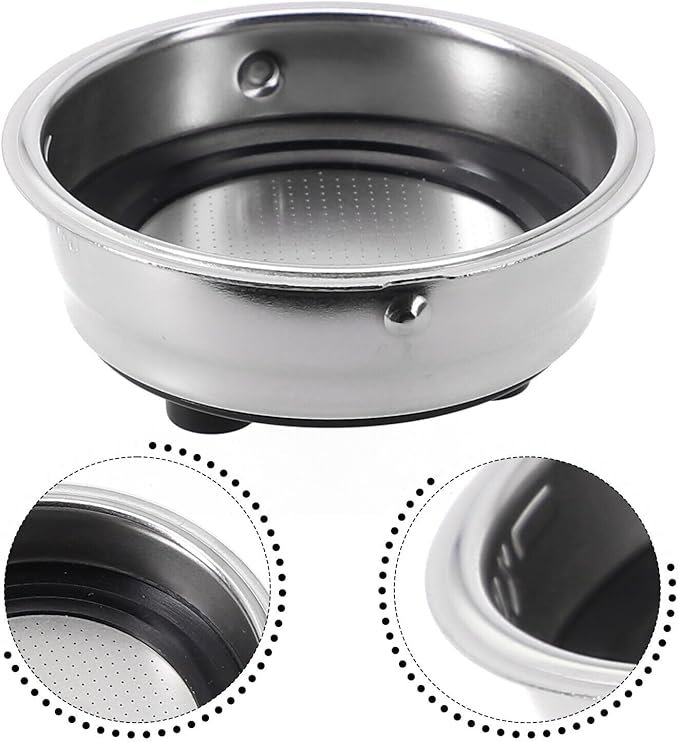 2-Pack Pressurized Coffee Filter Basket 51mm Portafilter Basket - Image 8
