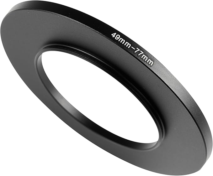 49-77mm Metal Step-Up/Down Ring Adapter Compatible by Unknown