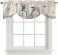 Farmhouse Spring Tie Up Valance Curtains by Unknown