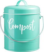 Teal Compost Bin by DAYYET