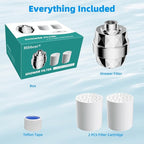 Hibbent Shower Filter for Hard Water, High Output Shower Head Filter to Remove - Image 9
