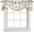 Easter Tie Up Valance Curtains for Windows, Kitchen Curtains Window Shades by Unknown