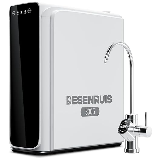 Reverse Osmosis System, Dual RO Water Filter, 800 GPD Fast Flow, 3:1 Pure to - Image 11