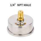 MEASUREMAN 2-1/2inch Dial Size, Glycerin Filled Pressure Gauge, 0-100psi/kpa - Image 4