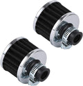 PTNHZ Universal 2 PCS 12mm Auto Cone Mini oil Air Intake Filter Crankcase Vent by PTNHZ+RACING