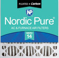 Nordic Pure 20x20x5 Honeywell Replacement Furnace Filters MERV 14 Plus Carbon 1 by NordicPure
