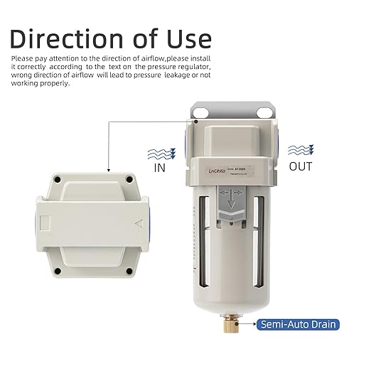 Air Line Filter, 3/8" NPT Port for Clean Air System AF3000-03, Air Dryer for - Image 5