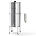 Culligan MaxClear 3 Gallon Gravity Water Filter System, Brushed Stainless-Steel by CulliganWater
