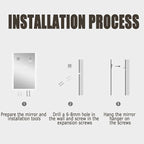 Backlit LED Illuminated Bathroom Mirror - Image 9