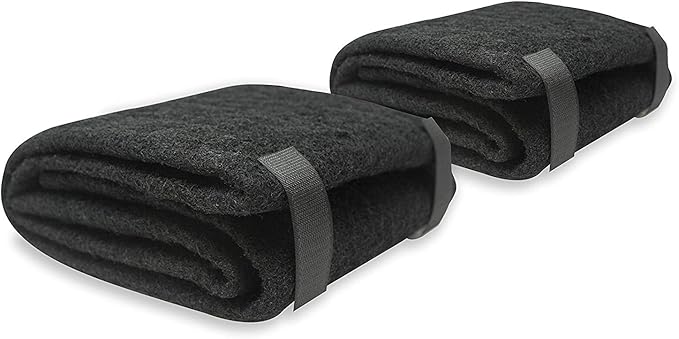 CFS – Pack of 2, Premium Universal Cut-to-Fit Carbon Pre Filters Pad Compatible by CompleteFiltrationServices