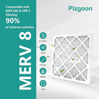Air Filters 10x10x1 MERV 8 MPR 600 4 Pack Pleated Home HVAC AC Furnace Filters - Image 3