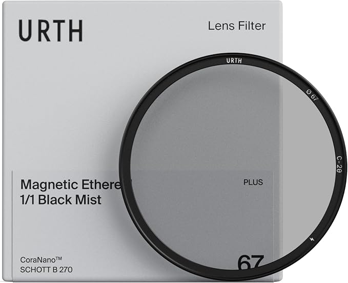 Urth 62mm Magnetic Ethereal Black Mist ¹⁄₁ Diffusion Lens Filter — Cinematic by Urth