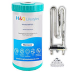 H&G Lifestyles 10" x 4.5 Water Descaler, Anti Scale Phosphate Filter Saltless by HGLifestyles