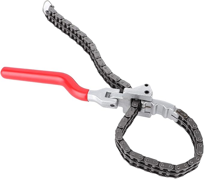 Chain Type Oil Filter Wrench Spanner 13.8in Chain Wrench Oil Filter Removal Tool by Camrusic