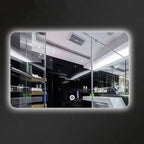 600 x 800mm LED Wall Mounted Bathroom Mirror by Unknown